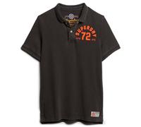 Superdry Camiseta Polo Para Hombre - Polo Atlético Vintage, Logo, Sólido
