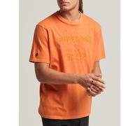 Superdry Camiseta suelta con logotipo Core. Naranja 2/S