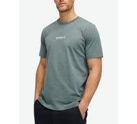 Superdry Camiseta suelta con micrologotipo estampado. Azul S