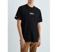 Superdry Camiseta suelta gráfico Tech. Negro S