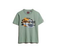 Superdry Camiseta 'Tokyo' curry / verde pastel / negro / blanco XL curry / verde pastel / negro / blanco