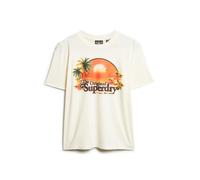 Superdry Camiseta 'Travel Souvenir' marrón / verde / naranja / offwhite L marrón / verde / naranja / offwhite
