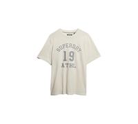 Superdry Camiseta unisex Athletic ESS Tee, Hueso del desierto blanco, L