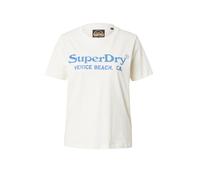 Superdry Camiseta 'VENUE' ecru / azul oscuro, Talla S