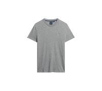 Superdry Camiseta Vintage con Logotipo de Emb para Hombre, Gris, M