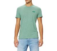 Superdry Camiseta Vintage para Hombre con Logotipo emb, Grano Verde Brillante, S