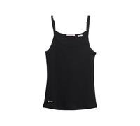 Superdry Chaleco Athletic Essentials con cuello redondo para mujer, Negro , 40