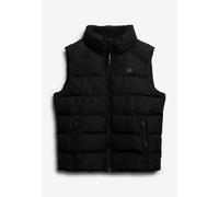 Superdry Chaleco plumífero Sports. Talla S. Color Negro