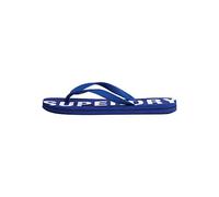 Superdry Chanclas para hombre Code Essential, azul cobalto, Medium
