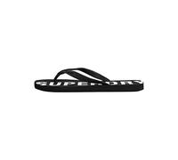Superdry Chanclas para hombre Code Essential, Negro, Medium