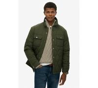 SUPERDRY Chaqueta acolchada con botones. Color verde aceituna