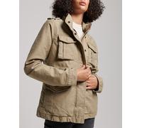 Superdry Chaqueta de mujer Vintage M65. Marrón claro 38 (12)