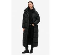 SUPERDRY Chaqueta larga acolchada. Color Negro