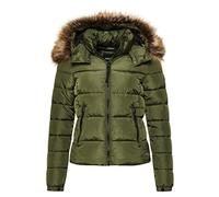 Superdry CHAQUETA LUXE FUJI DE MONTAÑA PARA MUJER CODE W5011302A (as3, alpha, l, regular, regular, VERDE OLIVA/HIERBA OSCURA)