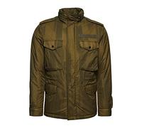 Superdry Chaqueta para hombre New Military M-65, caqui Reverse Camo, L