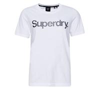 Superdry CL tee T-Shirt, Brilliant White, XS para Mujer
