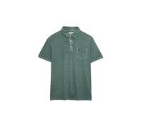 Superdry Classic Cotton Linen Polo Shirt, Olive Branch Green, L Men's
