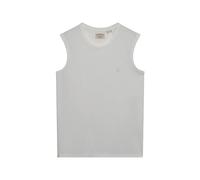 Superdry Classic Cotton Linen Tank T-Shirt, Lime White, M Men's