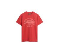 Superdry Classic VL Heritage T Shirt M1011895A Ferra Red Marl Talla L