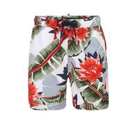 Superdry & Co Bermudas azul ahumado / verde / rojo claro / blanco M azul ahumado / verde / rojo claro / blanco