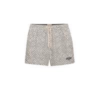Superdry & Co Bermudas crema / negro L crema / negro