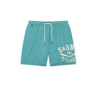 Superdry & Co Bermudas turquesa / blanco L turquesa / blanco