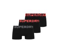 Superdry & Co Calzoncillo boxer gris moteado / rojo / negro M gris moteado / rojo / negro