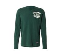 Superdry & Co Camiseta verde oscuro / blanco S verde oscuro / blanco