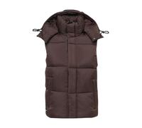 Superdry & Co Chaleco chocolate / gris / negro L chocolate / gris / negro