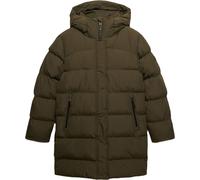 Superdry & Co Chaqueta acolchada deportiva para damas, Verde/Caqui, Talla S
