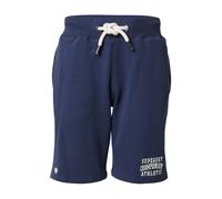 Superdry & Co Pantalón 'VINTAGE GYM ATHLETIC' azul oscuro / blanco natural 31-32 azul oscuro / blanco natural