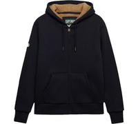 Superdry & Co Sudadera con cremallera, Azul marino, Talla M