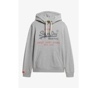Superdry & Co Sudadera 'Heritage' azul moteado / gris moteado / rojo moteado XL azul moteado / gris moteado / rojo moteado