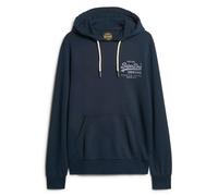 Superdry & Co Sudadera 'Heritage' navy / blanco S navy / blanco