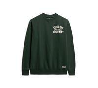 Superdry & Co Sudadera 'VINTAGE ATHLETIC' verde oscuro / blanco S verde oscuro / blanco