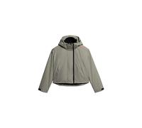 Superdry COAT CODE WINDCHEATER JACKET Willow Grey Grid 16 MUJER