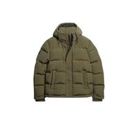 Superdry COAT EVEREST SHORT HOODED PUFFER Khaki L HOMBRE