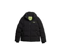 Superdry COAT HOODED BOXY PUFFER JACKET Black M HOMBRE