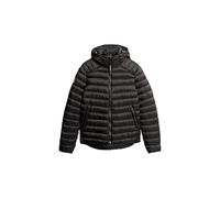 Superdry COAT HOODED FUJI SPORT PADDED JKT Black XL HOMBRE