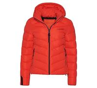 Superdry COAT HOODED MICROFIBRE PADDED JKT Sunset Red 10 Mujer