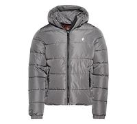 Superdry COAT HOODED SPORTS PUFFR JACKET Dark Slate Grey 2XL HOMBRE