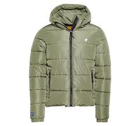 Superdry COAT HOODED SPORTS PUFFR JACKET Dusty Olive Green M HOMBRE