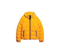 Superdry COAT HOODED SPORTS PUFFR JACKET Saffron Yellow S HOMBRE