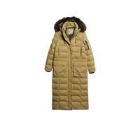 Superdry COAT MF FAUX FUR HOODED PARKA Classic Tan Brown 8 MUJER