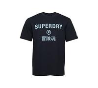 Superdry Code Core Sport tee M1011656A Eclipse Navy S Hombre