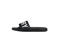 Superdry Code Core Vegan Pool Slide, Chanclas Hombre, Negro, Large