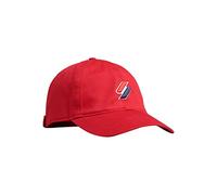Superdry Code Essential Baseball Cap Gorra de béisbol, Risk Red, Talla única para Hombre