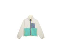 Superdry Colour Block W5012074A - Chaqueta de Forro Polar, Color Blanco