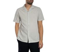 Superdry de los hombres Camisa de manga corta Cabana, Gris