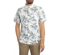 Superdry de los hombres Camisa de manga corta en telar vintage, Blanco